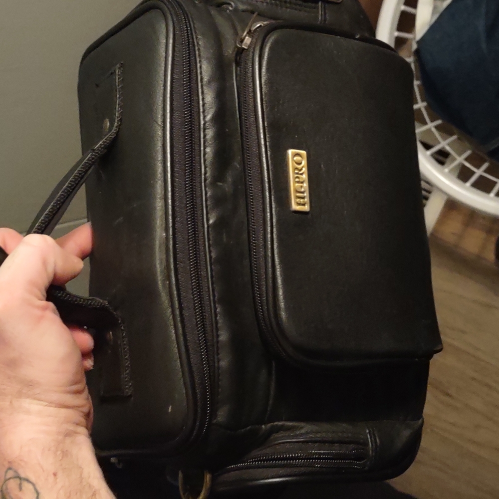 Hi pro leather camera carrying case